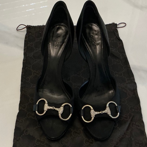 Gucci Shoes - Gucci Heels with gold hardware